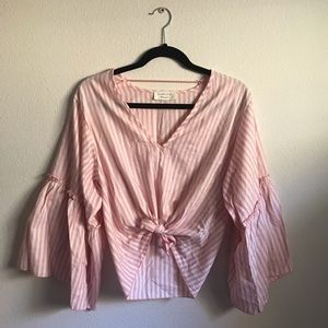 LAVENDER FIELD striped top✨